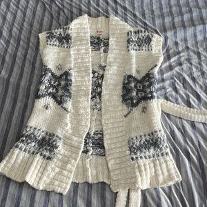 Mossimo sweater with belt- Size Large